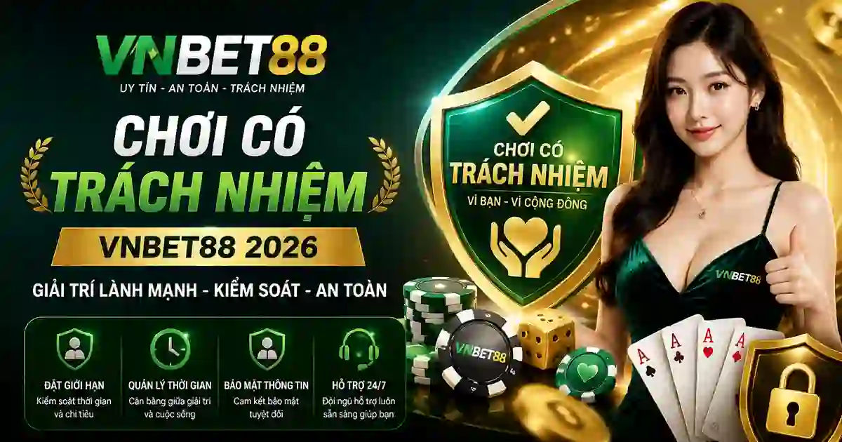 Chơi Có Trách Nhiệm VNBET88 - Giải Trí An Toàn